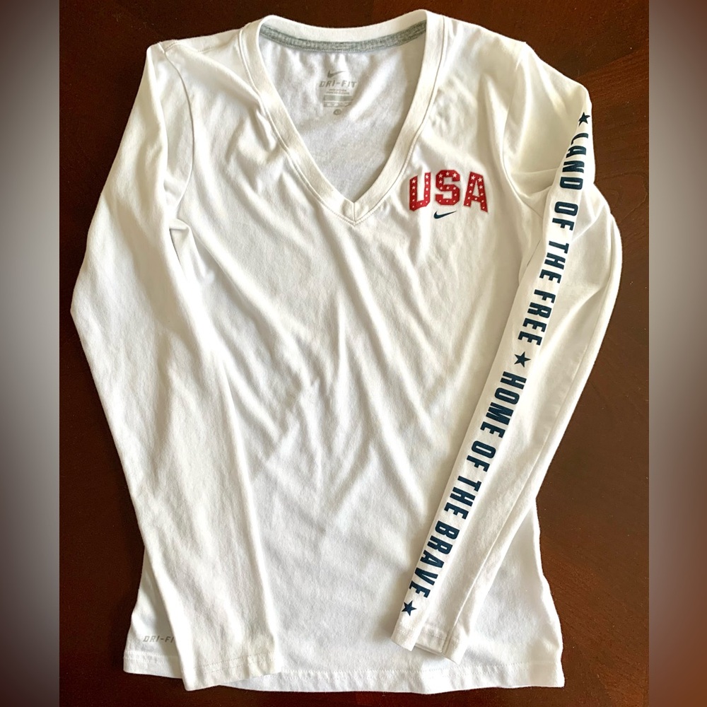 Nike Dri-Fit USA Olympic Long Sleeve T-Shirt SzXS